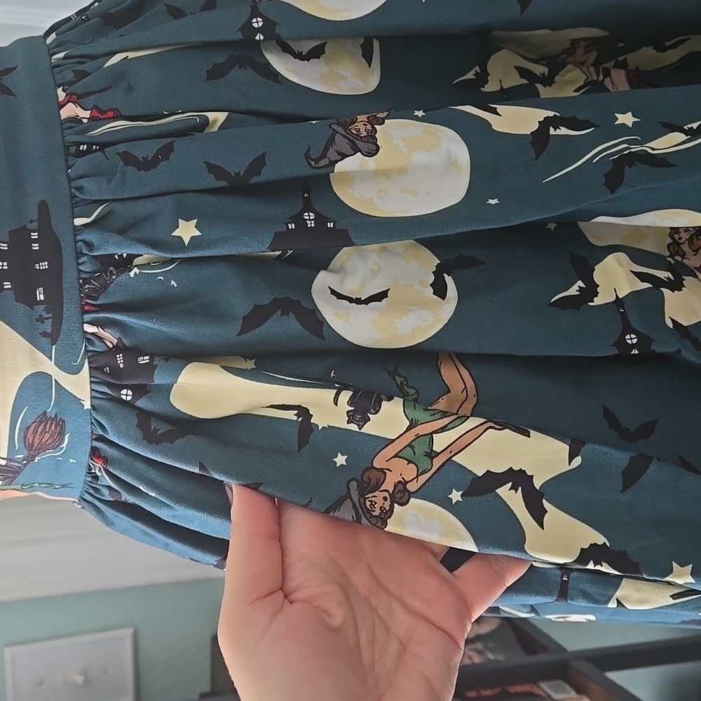Collectif Jasmine Witches Swing Skirt, NWT, UK 8 - Picture 10 of 17